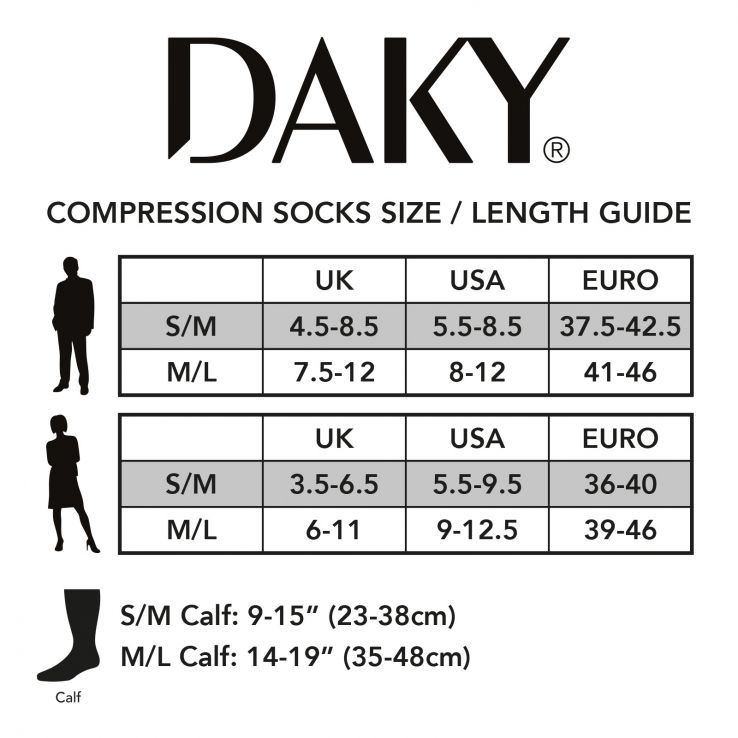 Aqua Blue Compression Socks