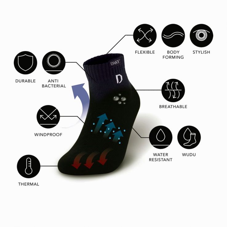 DAKY Waterproof Socks - Phantom Y